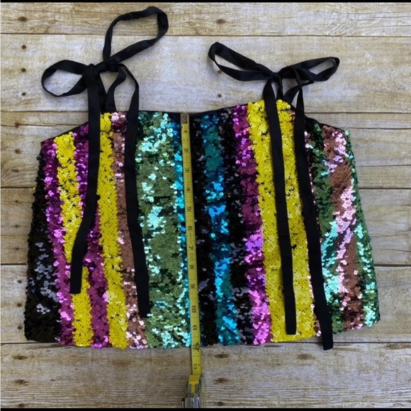 Zara sequence top in XS - Picture 3 of 4